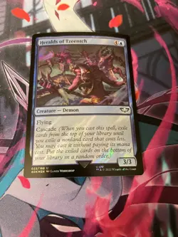 MTG - HERALDS OF TZEENTCH - SURGE FOIL - NM - UNCOMMON - WARHAMMER 40K - Image 1