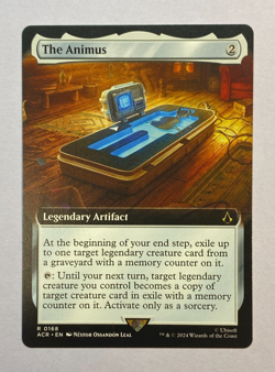 MTG - The Animus - Extended Art - NM - Assassin's Creed - Image 1