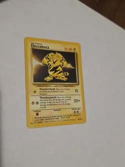 Electabuzz 20/102 Base Set Unlimited -Non Holo Rare- WOTC - MP - Pokemon Vintage - Image 1