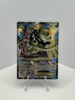 Pokemon TCG M Mega Steelix EX Full Art Holo Rare Card 109/114 XY Steam Siege - Image 1