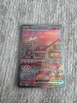 Mew ex SVP 053 Pokemon TCG Scarlet Violet 151 Black Star Promo Full Art SEALED - Image 1