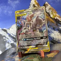 Mewtwo & Mew GX - SM191 Pokemon SM Promo - Holo ✨ - Image 2