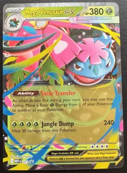 Mega Venusaur ex 013 Black Star Promo Pokemon TCG NM - Image 1