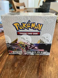 Pokemon TCG Sword Shield Rebel Clash Booster Box BRAND NEW FACTORY SEALED - Image 1