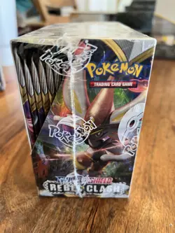 Pokemon TCG Sword Shield Rebel Clash Booster Box BRAND NEW FACTORY SEALED - Image 2
