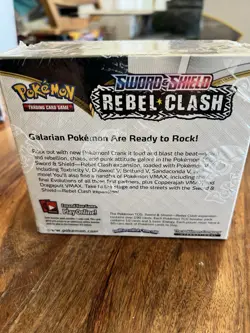 Pokemon TCG Sword Shield Rebel Clash Booster Box BRAND NEW FACTORY SEALED - Image 3