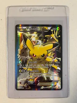 Pokemon TCG Pikachu EX Promo XY124 NEAR MINT - Image 1