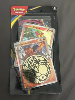 *NEW* Pokemon TCG Phantasmal Flames Premium Checklane Blister Ethan's Magcargo - Image 1