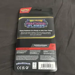 *NEW* Pokemon TCG Phantasmal Flames Premium Checklane Blister Ethan's Magcargo - Image 3