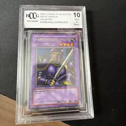 YUGIOH Karbonala Warrior LOB 067 Rare BCCG 10 - Image 1