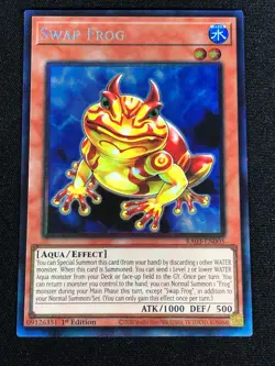 Yugioh Swap Frog RA03-EN005 1st Collectors (NM) - Image 1