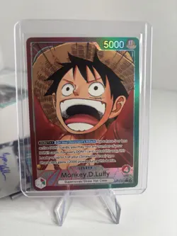 Monkey.D.Luffy (001) (Alternate Art) OP13-001 Carrying On His Will Foil - Image 1