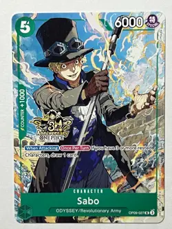 Sabo OP09-027 3rd Anniversary Tournament 3 Brothers Pack - Image 2