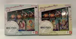 2025 Bandai OP One Piece Illustration Box Vol 1 & 2 Bundle Factory Sealed - Image 1