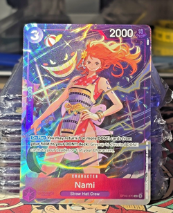 Nami OP09-070 Premium Best Selection Vol 4 One Piece TCG ENGLISH Gengar Nami - Image 1