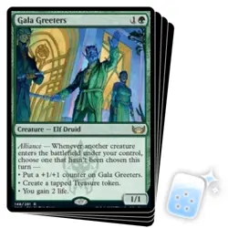 GALA GREETERS X4 Streets Of New Capenna SNC Magic MTG MINT CARD - Image 1