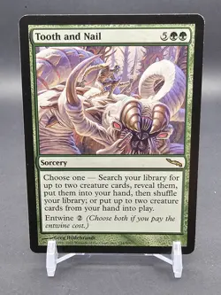 1x Tooth And Nail Mirrodin NM Pack Fresh Magic Card | MTG Green Rare 134/306 - Image 2