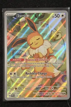 Pokemon TCG Eevee - 173 SVP Prismatic Evolutions ETB Promo Card - Image 1