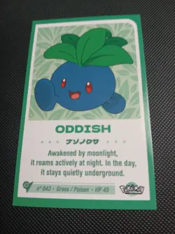 2025 POKEMON Baby Chibi Card #043 Oddish Peru Cute Collection US Seller - Image 1