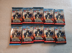 Lot of (10) MTG Outlaws of Thunder Junction Play Booster Pack Sealed Magic Cards - Image 1
