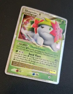 2009 Pokemon Platinum #126 Shaymin LV. X Holo Foil Rare Vintage Card - NM - Image 2