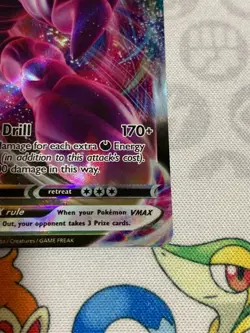 C506 POKEMON TCG GRIMMSNARL VMAX NM CARD HOLO #115 DARKNESS ABLAZE RARE - Image 5