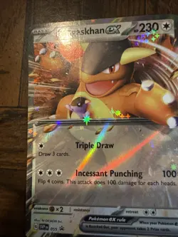 2023 Pokemon Kangaskhan ex 055 Sv: Scarlet & Violet Promo Cards Holo BW1 - Image 3