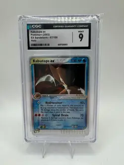 CGC 9 MINT Kabutops ex 2003 EX Sandstorm 97/100 Holo Pokemon Card - Image 1