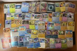Massive Modern Pokemon Lot NM-128 Of Holos Reverse Holos And Full Art 500 Cards - Image 1