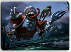 MTG FINAL FANTASY #11 Quina, Qu Gourmet Art Card (Gold-Stamped Signature) - Image 1