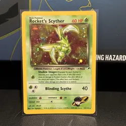 Pokemon Rocket's Scyther Holo Rare Card Gym Heroes 013/132 60HP 2000 English - Image 1