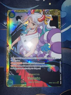 Yamato One Piece TCG Romace Dawn OP01-121 SEC Holo Foil NM Card - Image 1