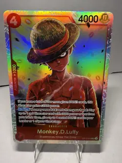 Monkey D. Luffy OP12-015 SR Legacy of the Master - ONE PIECE Card Game ENGLISH - Image 1