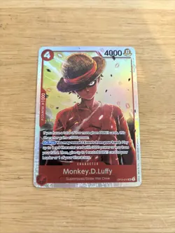 Monkey D. Luffy OP12-015 SR Legacy of the Master - ONE PIECE Card Game ENGLISH - Image 1