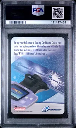 Get in Your Zone!, Pokemon 4Ever - 2002 Pokemon Insert Cards - PSA 9 NM-MT - Image 2