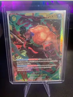 Roronoa Zoro OP06-118 SEC (English) One Piece Card Game - Image 1