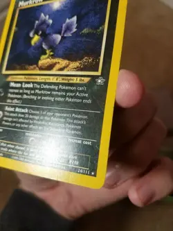 2000 POKEMON NEO GENESIS SET MURKROW CARD 24/111 - Image 2