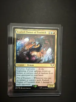 Exalted Flamer of Tzeentch Warhammer 40k Mtg Magic The Gathering Card - Image 1