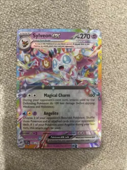 Pokemon Sylveon EX TCG Double Rare Holo Card 86/191 Surging Sparks - Image 1
