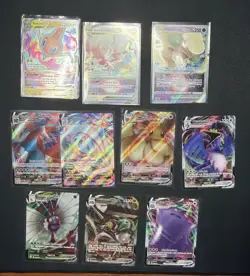 Pokemon TCG Star/VMax Lot 10 Cards - Image 1