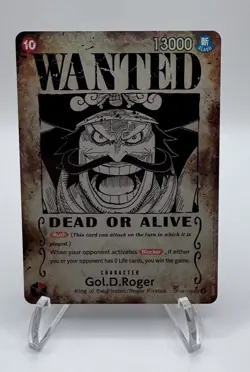 Gol D Roger OP09-118 SP Wanted Poster OP13 One Piece Card English Carrying - Image 1