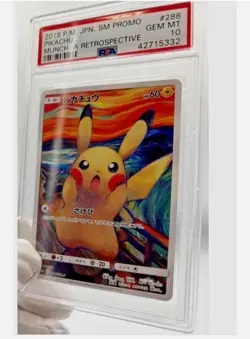 Pokemon Cards - PSA 10 Pikachu 288/SM-P - Munch A Retrospective JPN - GEM MT - Image 2