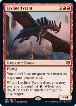 Leyline Tyrant - Foil x1 Magic the Gathering 1x Zendikar Rising mtg card - Image 1