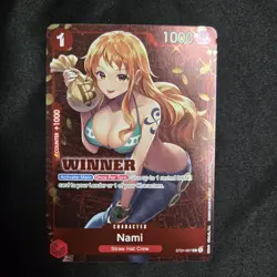 One Piece Promotion Cards Nami (Tournament Pack Vol. 3) [Winner] LP - Image 2
