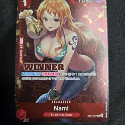 One Piece Promotion Cards Nami (Tournament Pack Vol. 3) [Winner] LP - Image 3