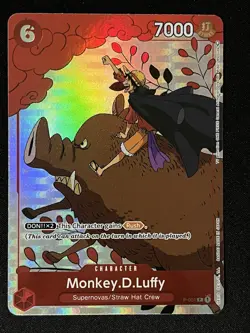Monkey. D. Luffy One Piece TCG (Gift Collection 2023) P-001 Promo Card NM - Image 1
