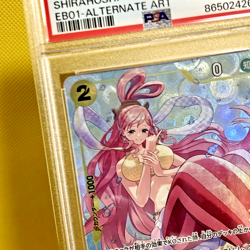 One Piece Card Japanese【Shirahoshi】EB01-057 PSA 10 Alt Art Holo Parallel Bandai - Image 3