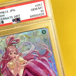 One Piece Card Japanese【Shirahoshi】EB01-057 PSA 10 Alt Art Holo Parallel Bandai - Image 4