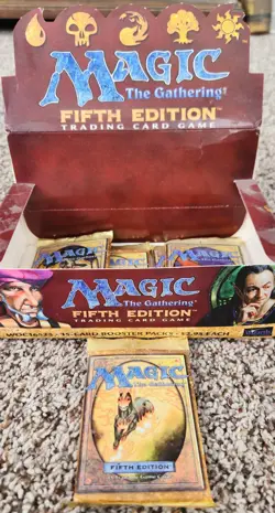 ✨Magic The Gathering 5th Edition Sealed Booster Pack 1997 MTG ✨ - Image 2