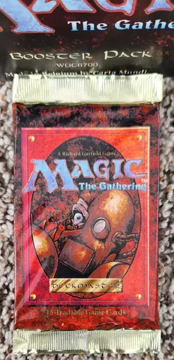 ✨Magic The Gathering 4th Edition Sealed Booster Pack 1995 MTG✨ - Image 1